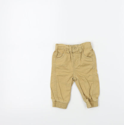 Earlydays Baby Beige Colourblock  Capri Jeans