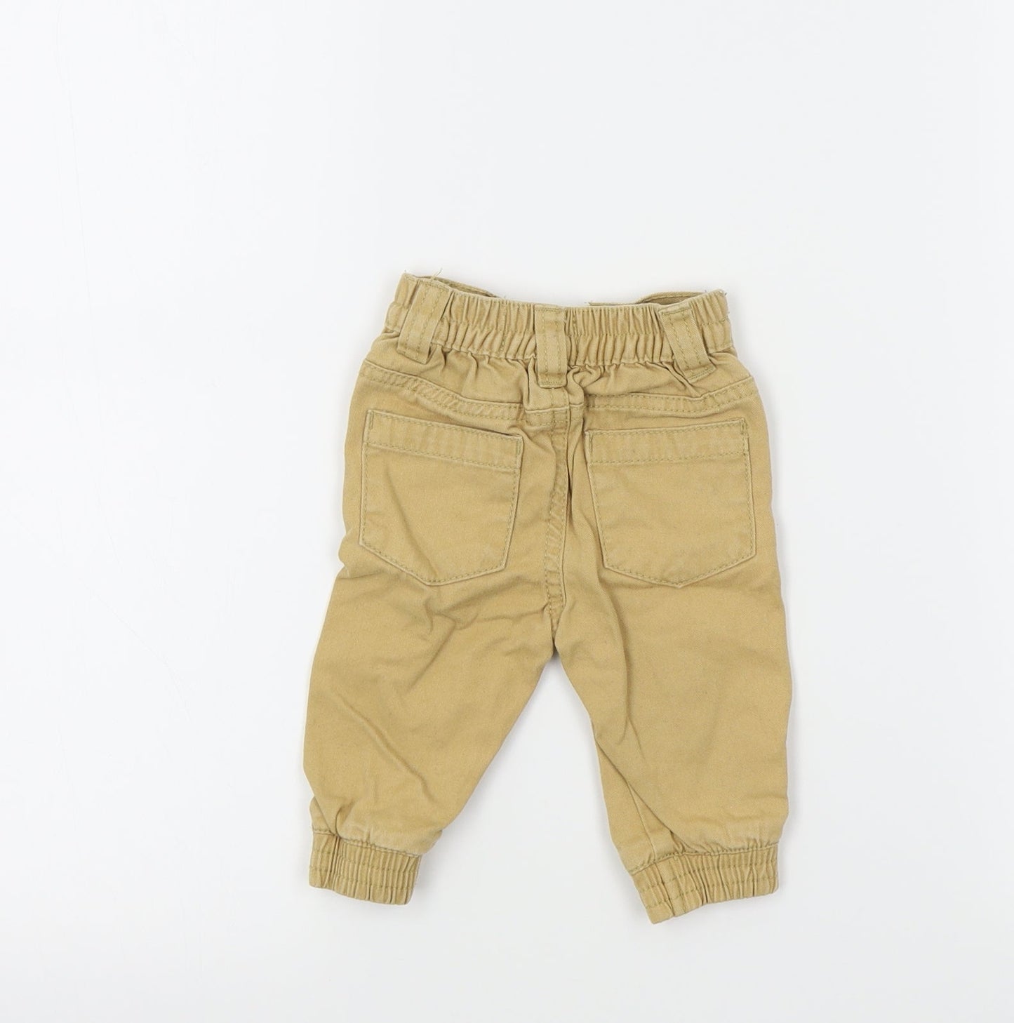 Earlydays Baby Beige Colourblock  Capri Jeans