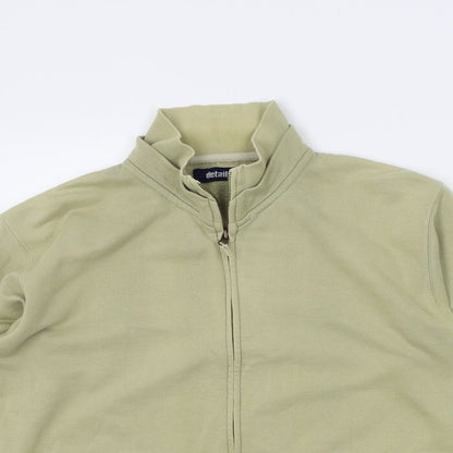 Detail Mens Beige   Full Zip Jumper Size M