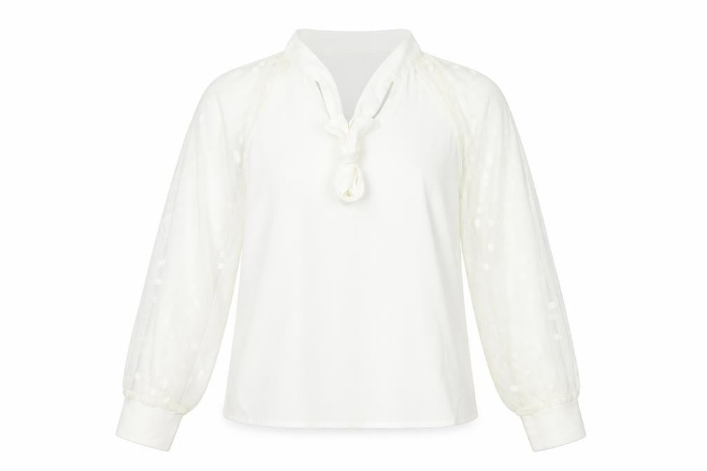 Womens UK Size XS SheIn White Basic Blouse