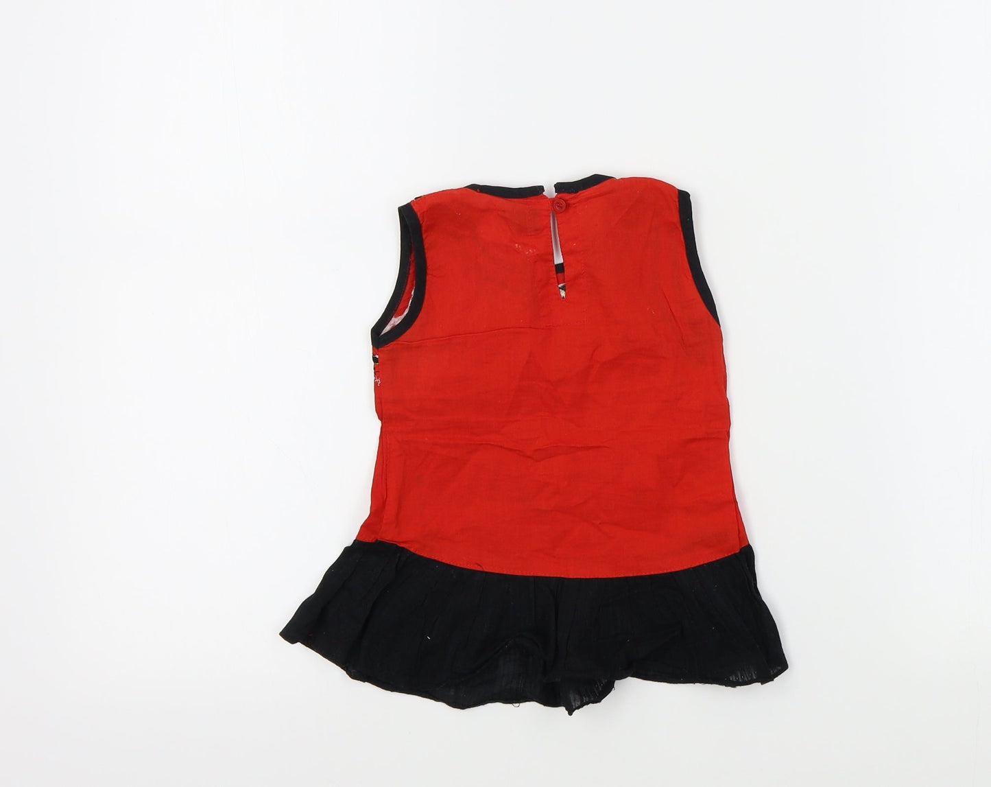 alam's Girls Red Floral  A-Line  Size 18 Months