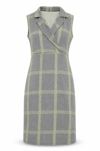Pink Boutique Womens Black Geometric  A-Line  Size M