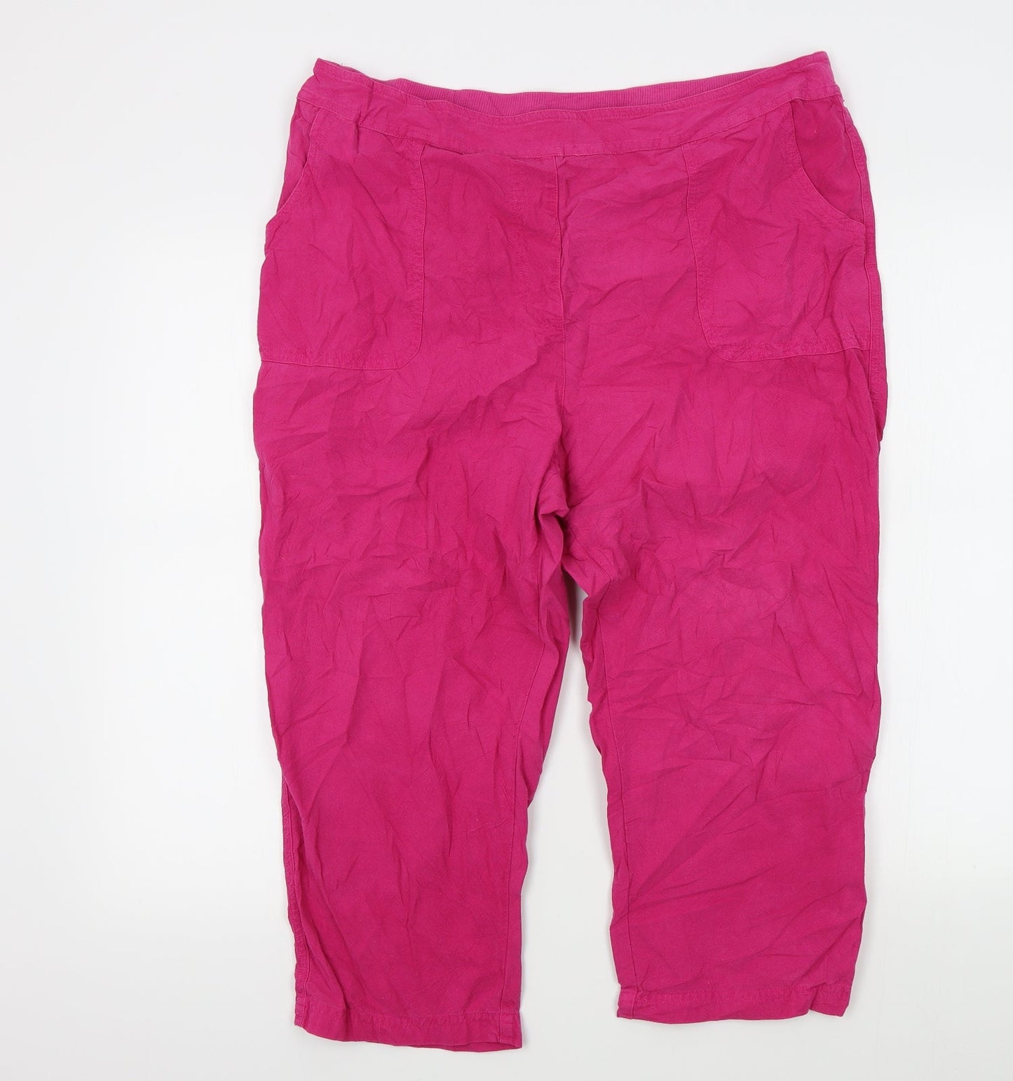 isle Womens Pink   Trousers  Size 18 L20 in