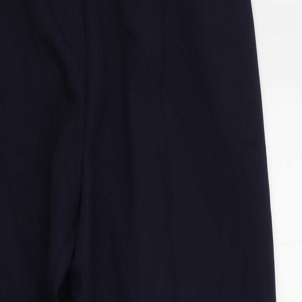 cotton works Womens Blue   Trousers  Size 16 L27 in