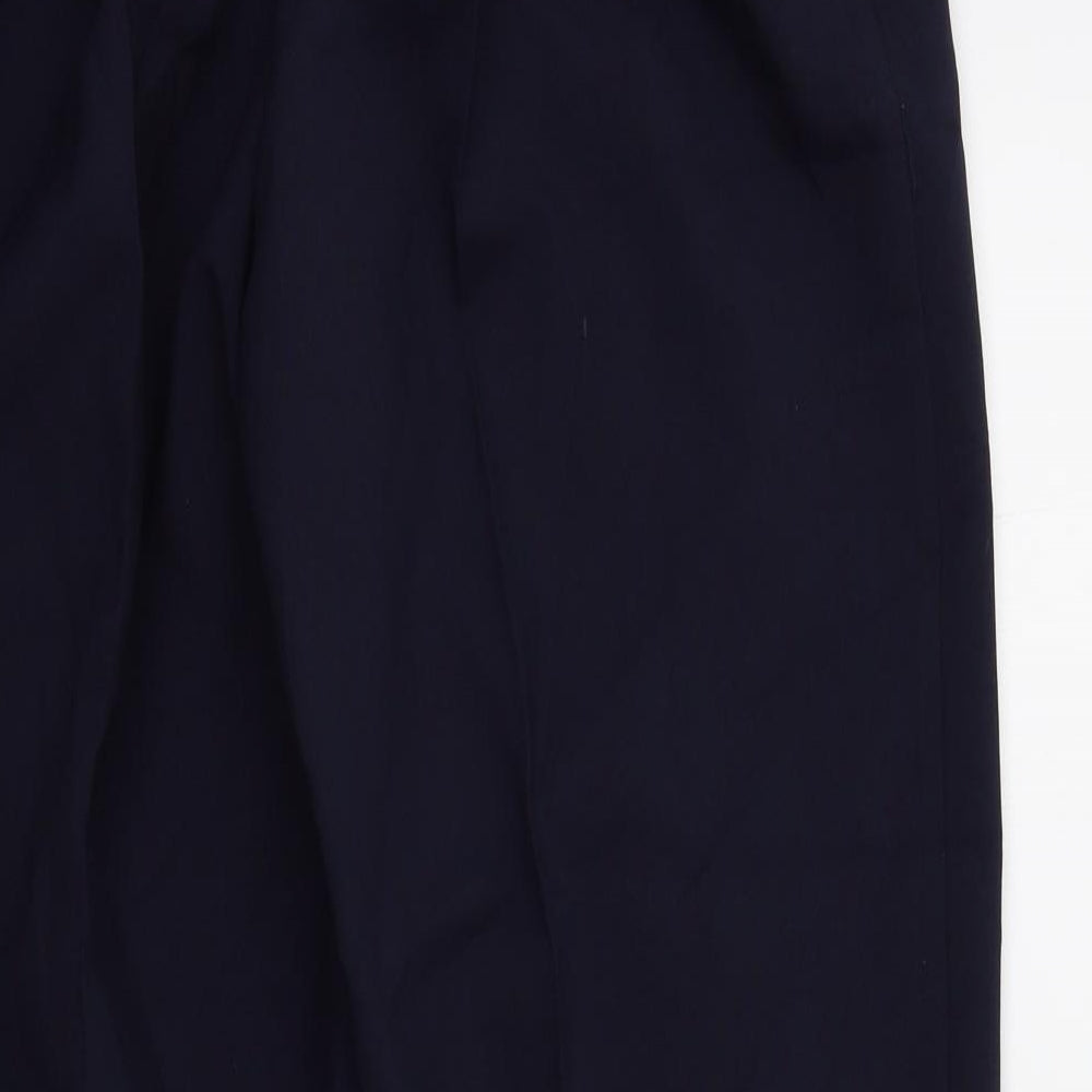 cotton works Womens Blue   Trousers  Size 16 L27 in