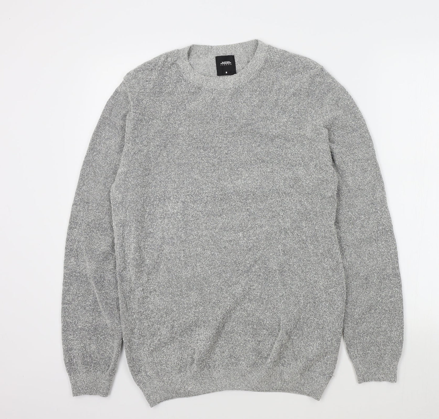 Burtons Mens Grey   Pullover Jumper Size M