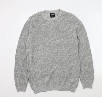 Burtons Mens Grey   Pullover Jumper Size M
