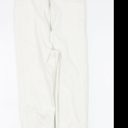 Denim & Co. Womens White   Skinny Jeans Size 10 L25 in