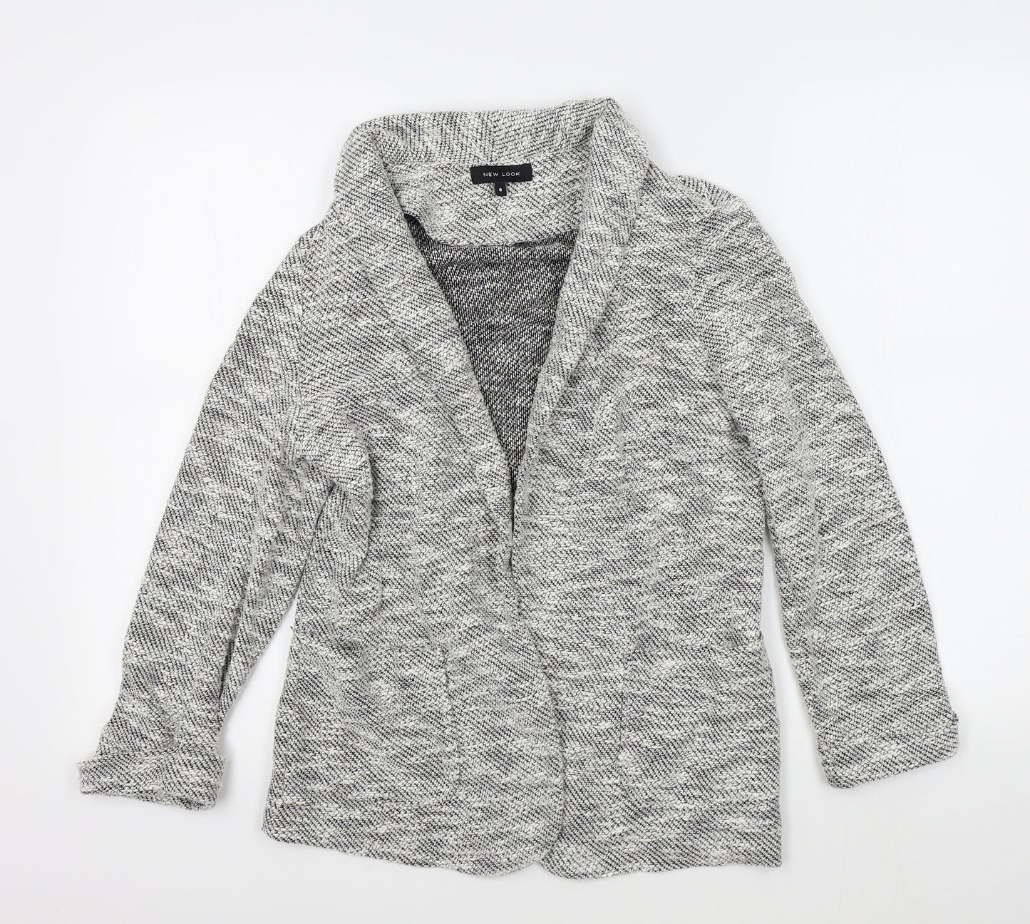 Womens UK Size 8 New Look Grey Jacket