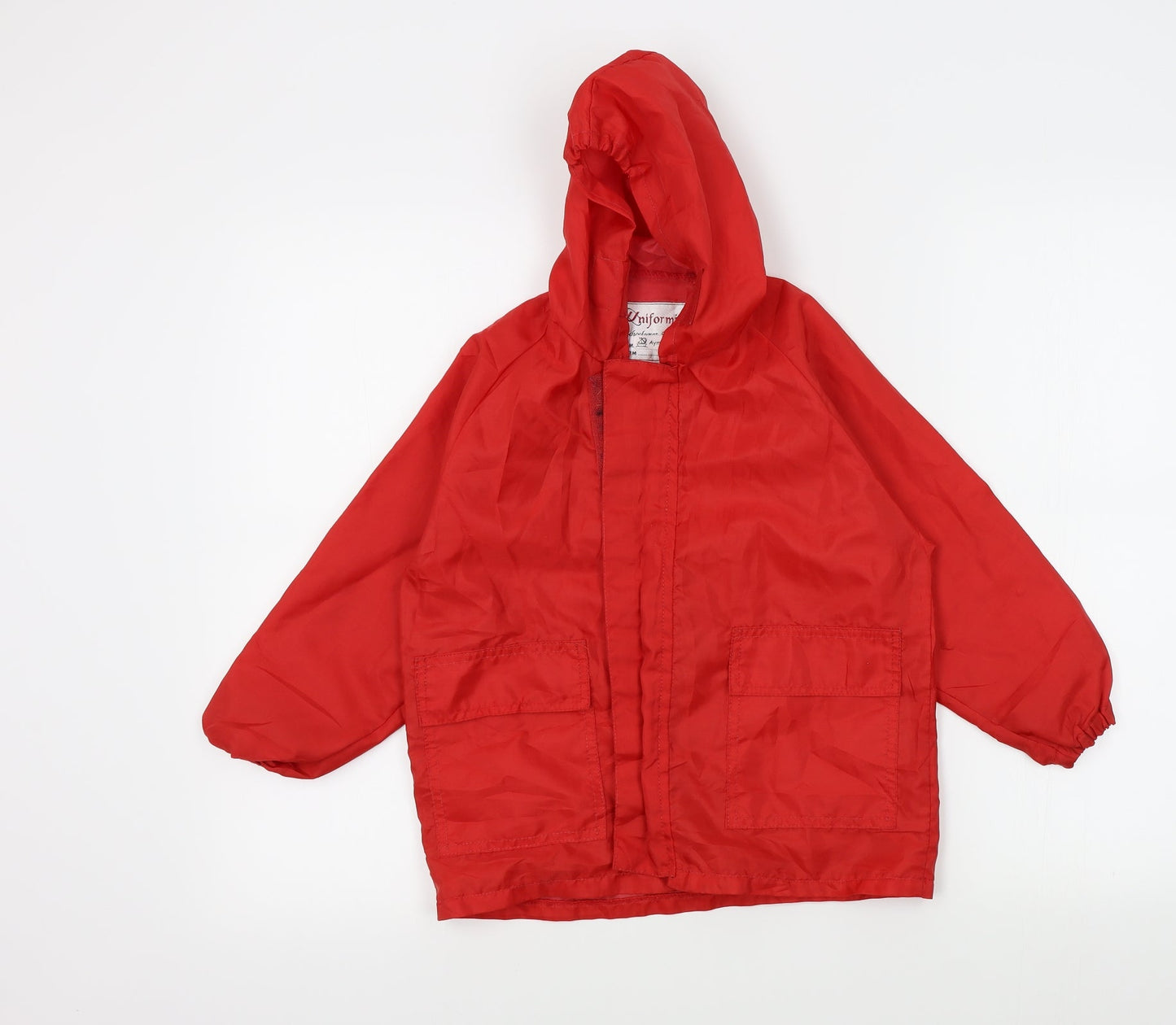 uniformity Boys Red Colourblock  Jacket  Size 6-7 Years