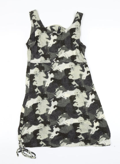 Divided Womens Green Camouflage  Bodycon  Size 4
