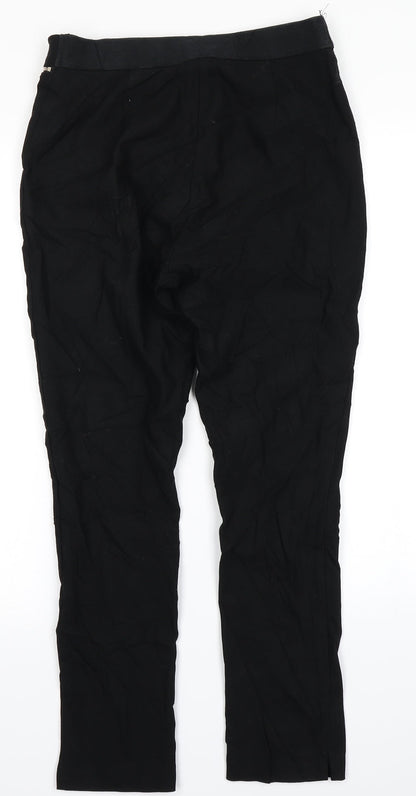 F&F Womens Black   Trousers  Size 12 L24 in