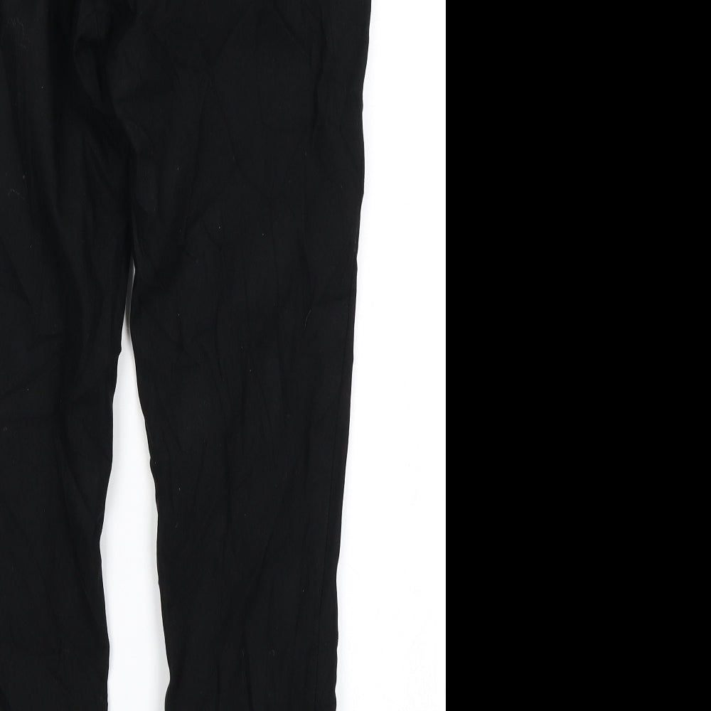 F&F Womens Black   Trousers  Size 12 L24 in