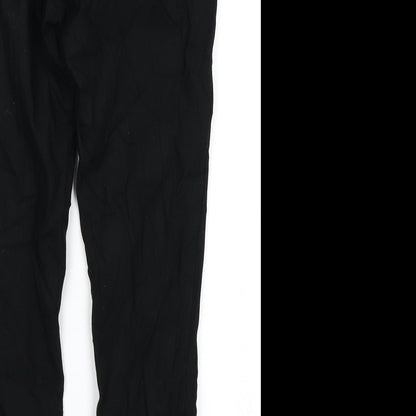 F&F Womens Black   Trousers  Size 12 L24 in