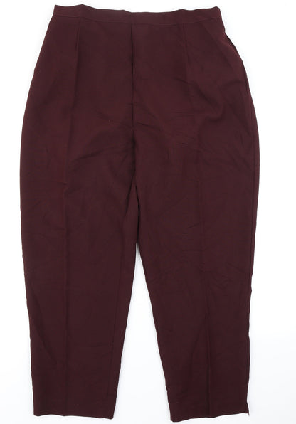 22 Womens Purple   Trousers  Size 34 in L26 in