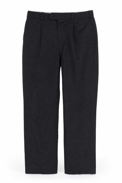 Mens UK Size 36 in Oakman Regular Fit  Black Trousers