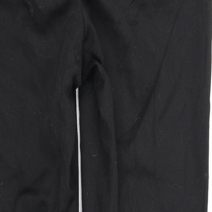 Oakman Mens Black   Trousers  Size 36 in L28 in