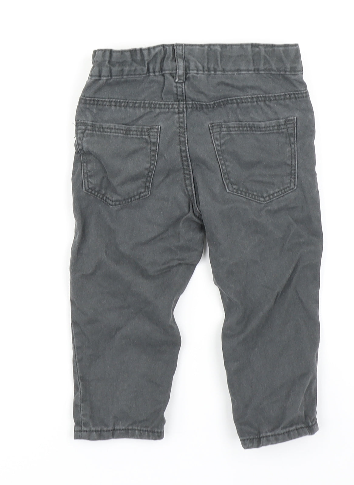H&M Boys Grey  Denim Jogger Jeans Size 12-18 Months