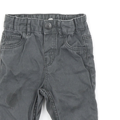 H&M Boys Grey  Denim Jogger Jeans Size 12-18 Months