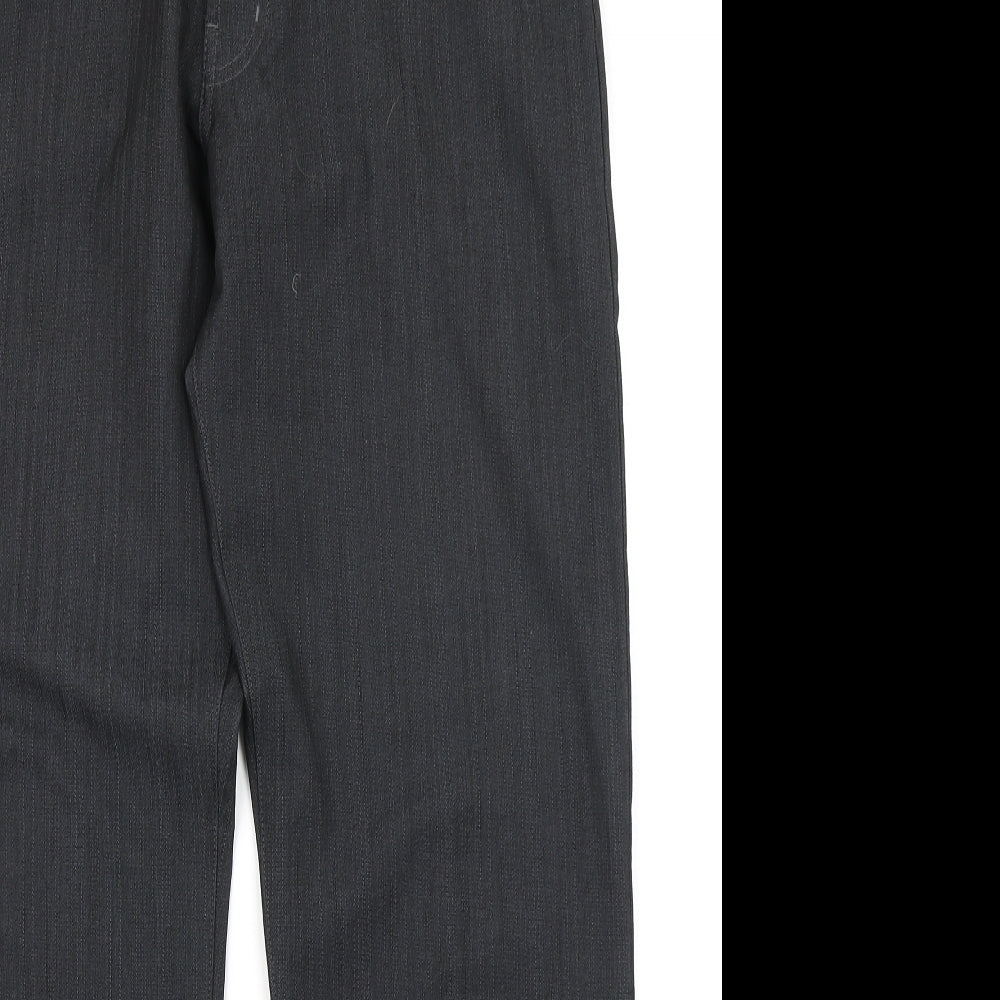 Jeff & Co Mens Grey   Trousers  Size 34 in L30 in