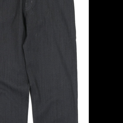 Jeff & Co Mens Grey   Trousers  Size 34 in L30 in