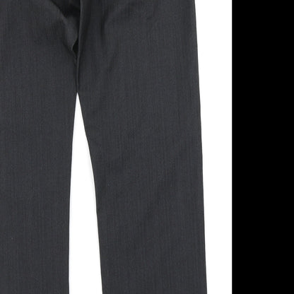 Jeff & Co Mens Grey   Trousers  Size 34 in L30 in