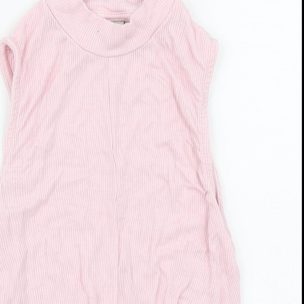 TU Girls Pink   Basic Tank Size 12 Years