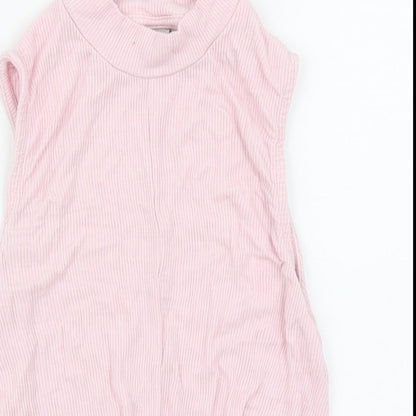 TU Girls Pink   Basic Tank Size 12 Years