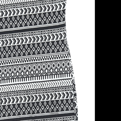 FOREVER 21 Womens Black Fair Isle  Bodycon  Size M