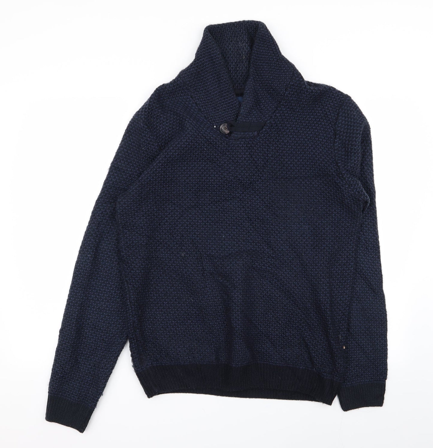 Easy Mens Blue   Pullover Jumper Size M