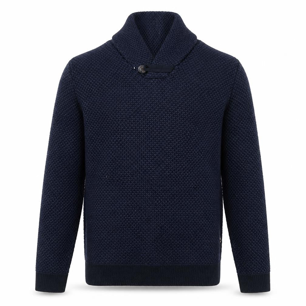 Mens UK Size M Easy Blue Pullover Jumper