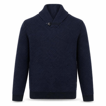Mens UK Size M Easy Blue Pullover Jumper