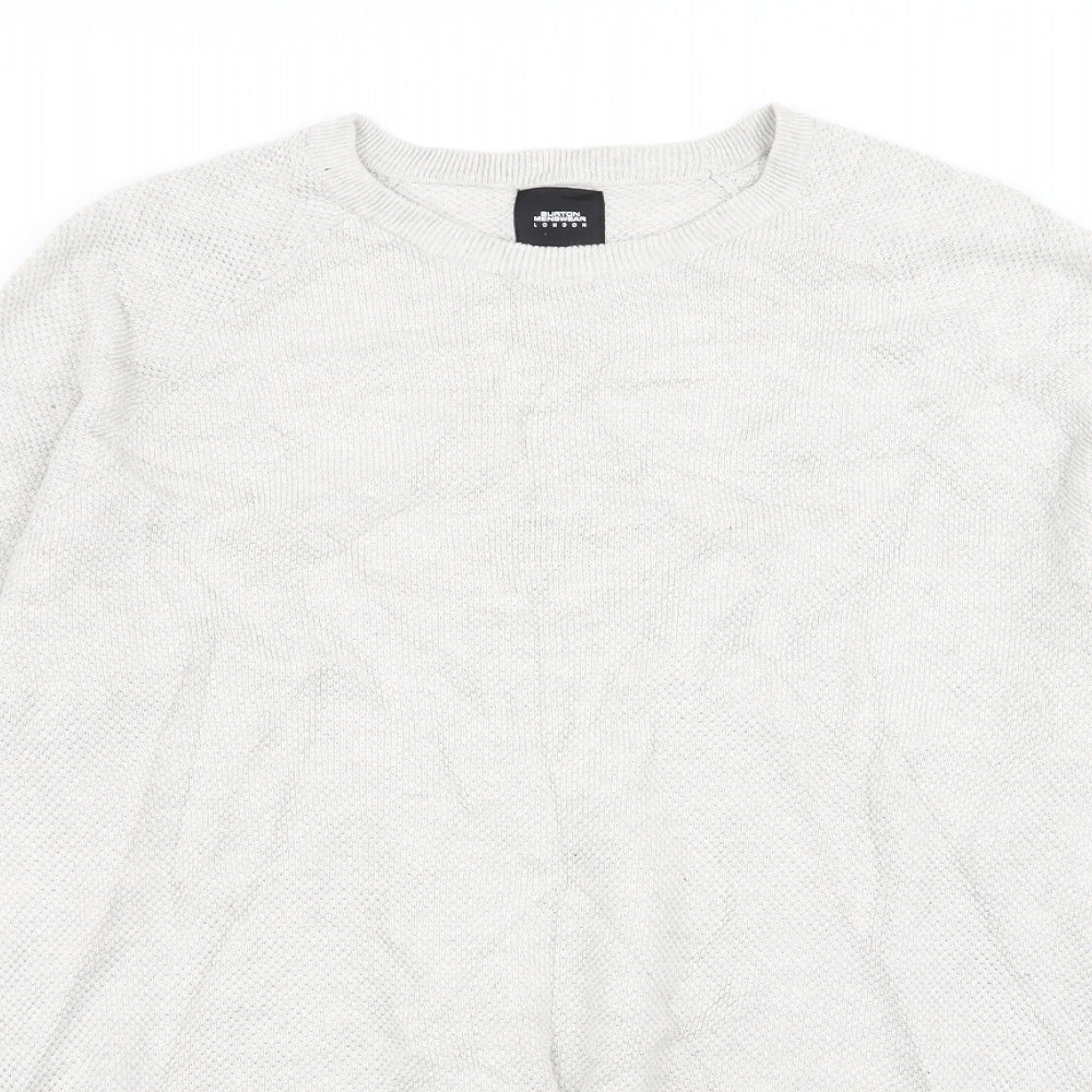 Burton Mens Grey   Pullover Jumper Size L