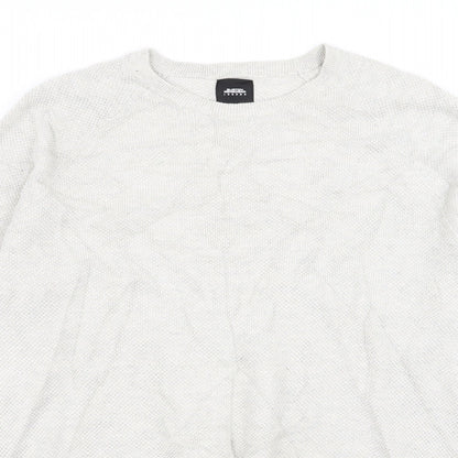 Burton Mens Grey   Pullover Jumper Size L