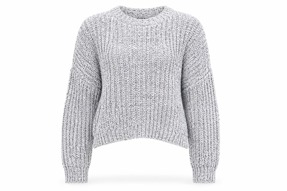 Womens UK Size S New Look Grey Pullover Jumper