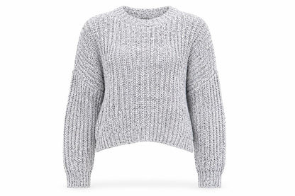 Womens UK Size S New Look Grey Pullover Jumper