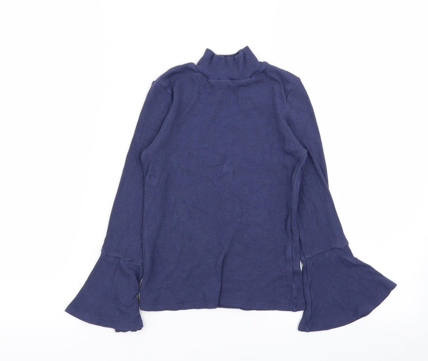 M&S Girls Blue   Basic T-Shirt Size 8-9 Years