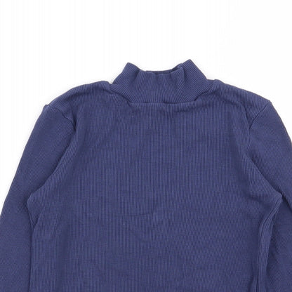 M&S Girls Blue   Basic T-Shirt Size 8-9 Years