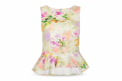 Womens UK Size 8 H&M Multicoloured Basic Tank