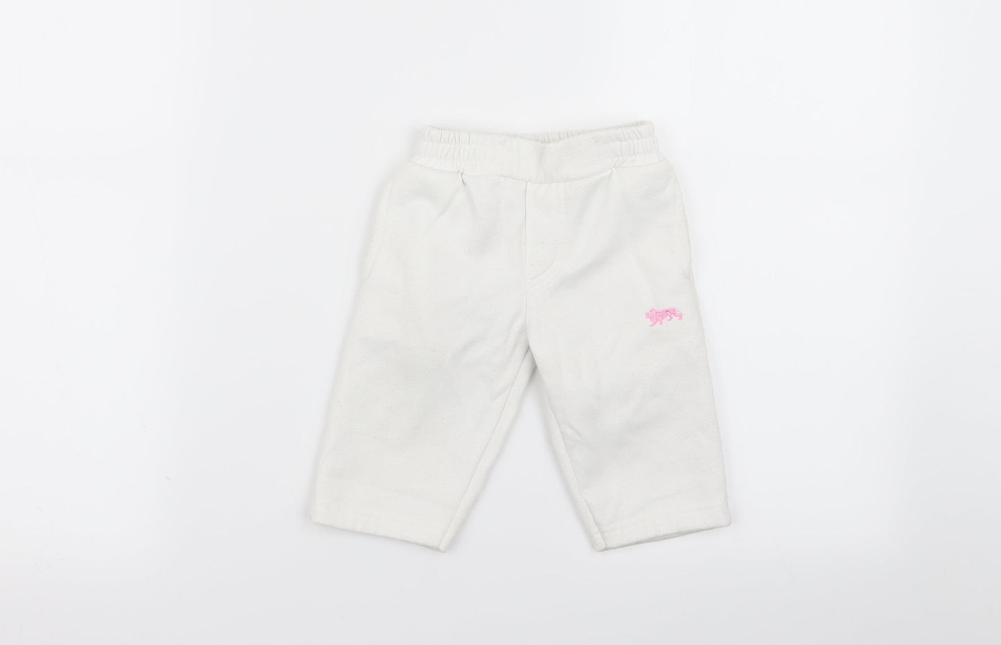 Lonsdale Girls White   Jogger Trousers Size 0-3 Months