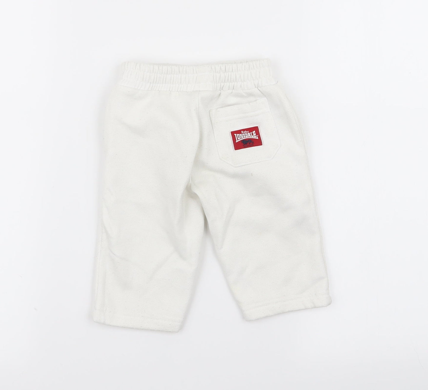 Lonsdale Girls White   Jogger Trousers Size 0-3 Months