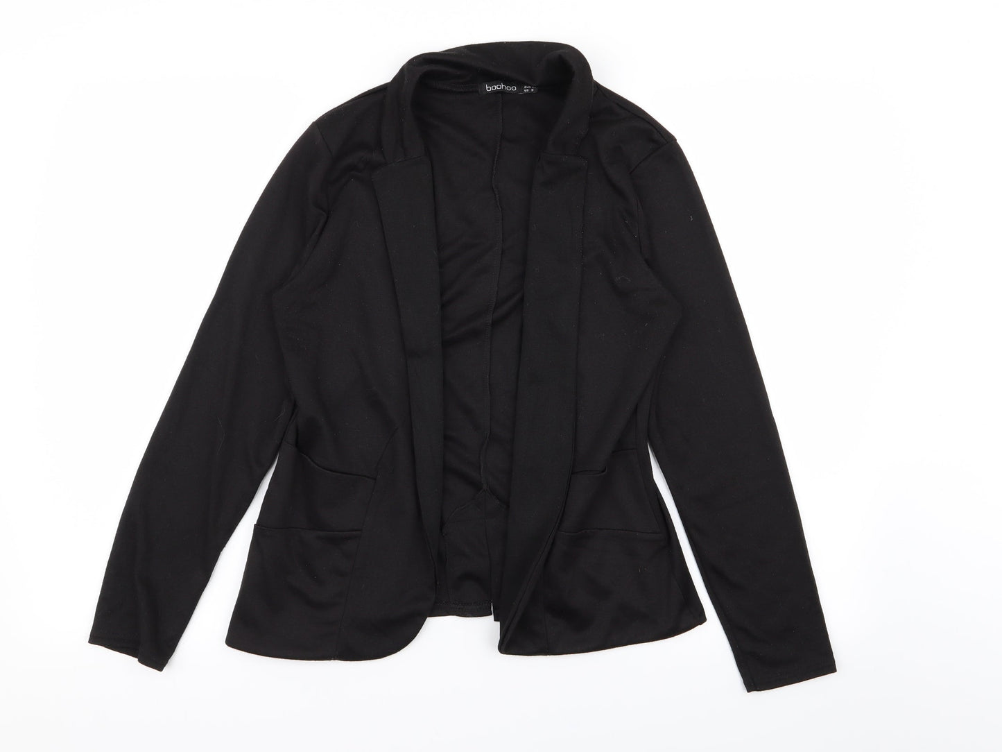 Boohoo Womens Black   Jacket Blazer Size 12