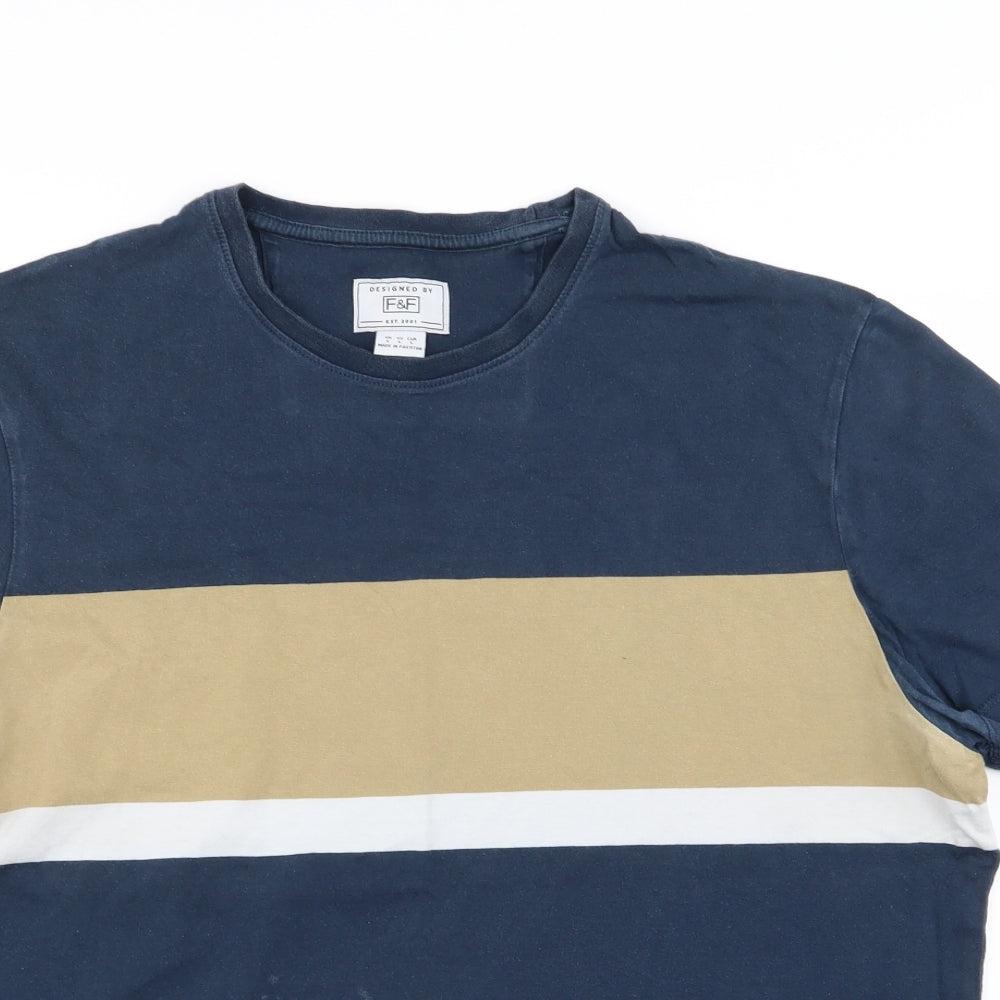 F&F Mens Blue    T-Shirt Size L