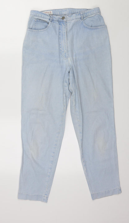 Gina B Womens Blue  Denim Skinny Jeans Size 28 in L25 in