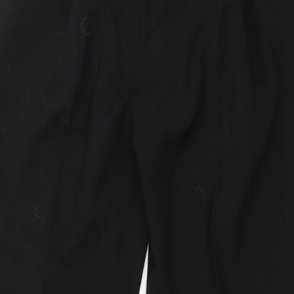 Preworn Womens Black   Trousers  Size 18 L25 in