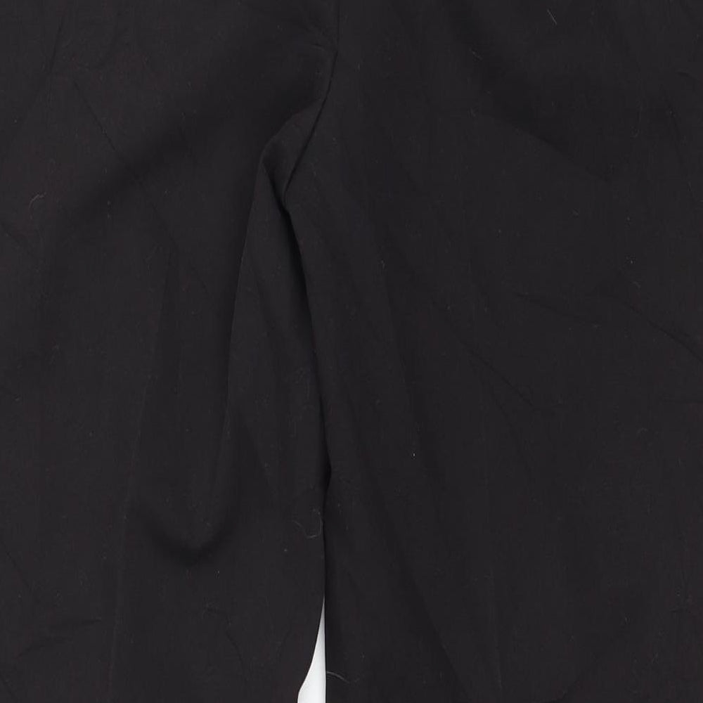 Womens UK Size 8 Preworn Regular Fit  Black Trousers