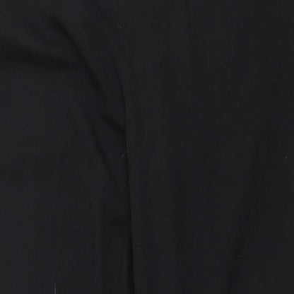 Preworn Womens Black   Trousers  Size 14 L30 in