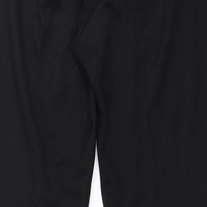 Preworn Womens Black   Trousers  Size 14 L30 in