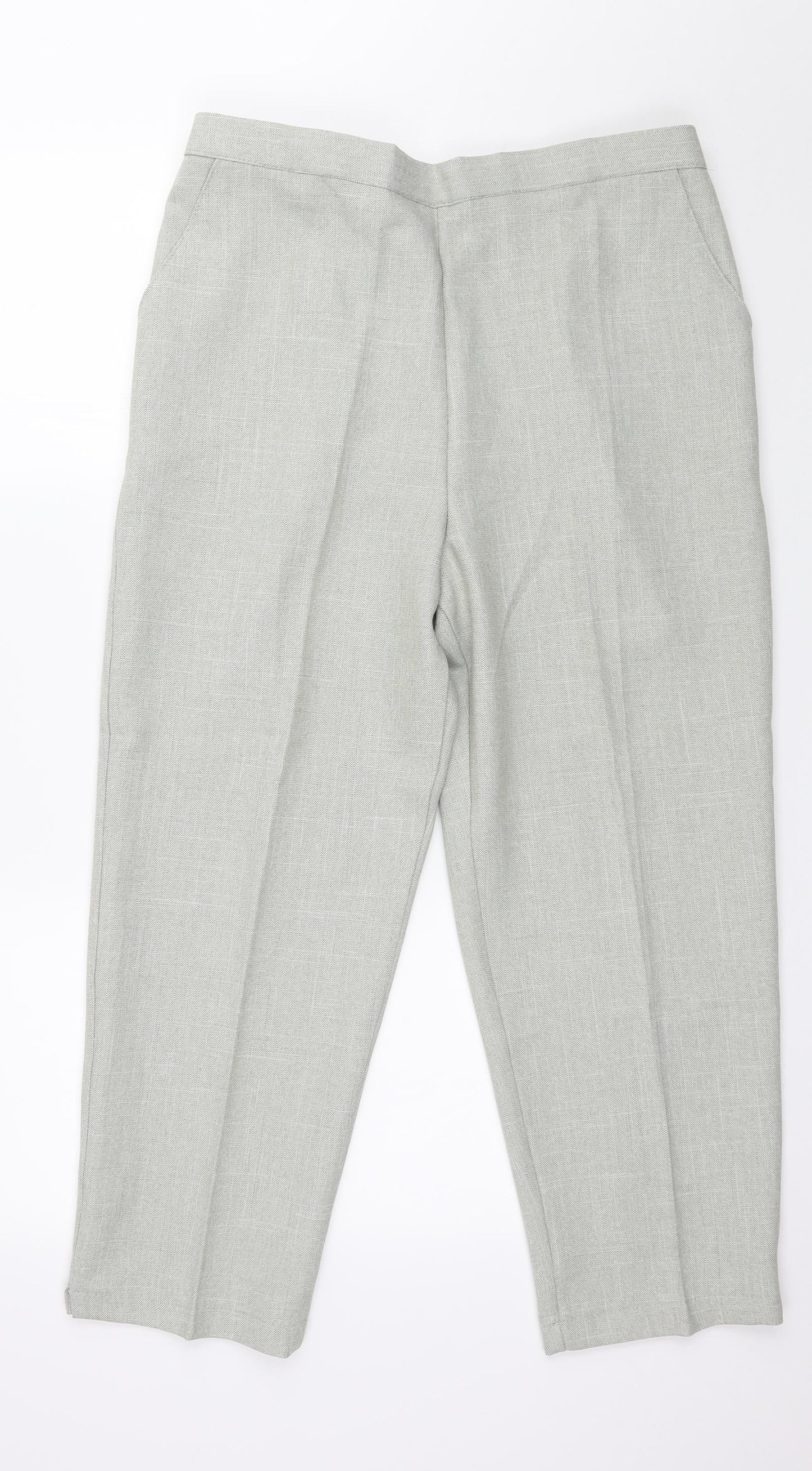 Womens UK Size 18 Emma Regular Fit  Grey Trousers