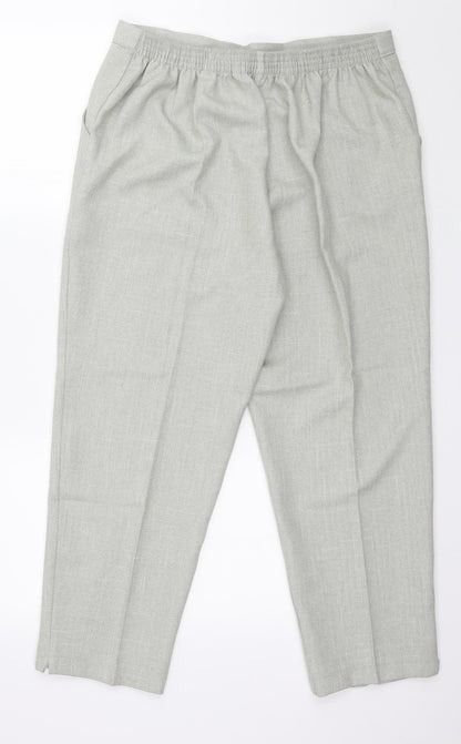 Womens UK Size 18 Emma Regular Fit  Grey Trousers